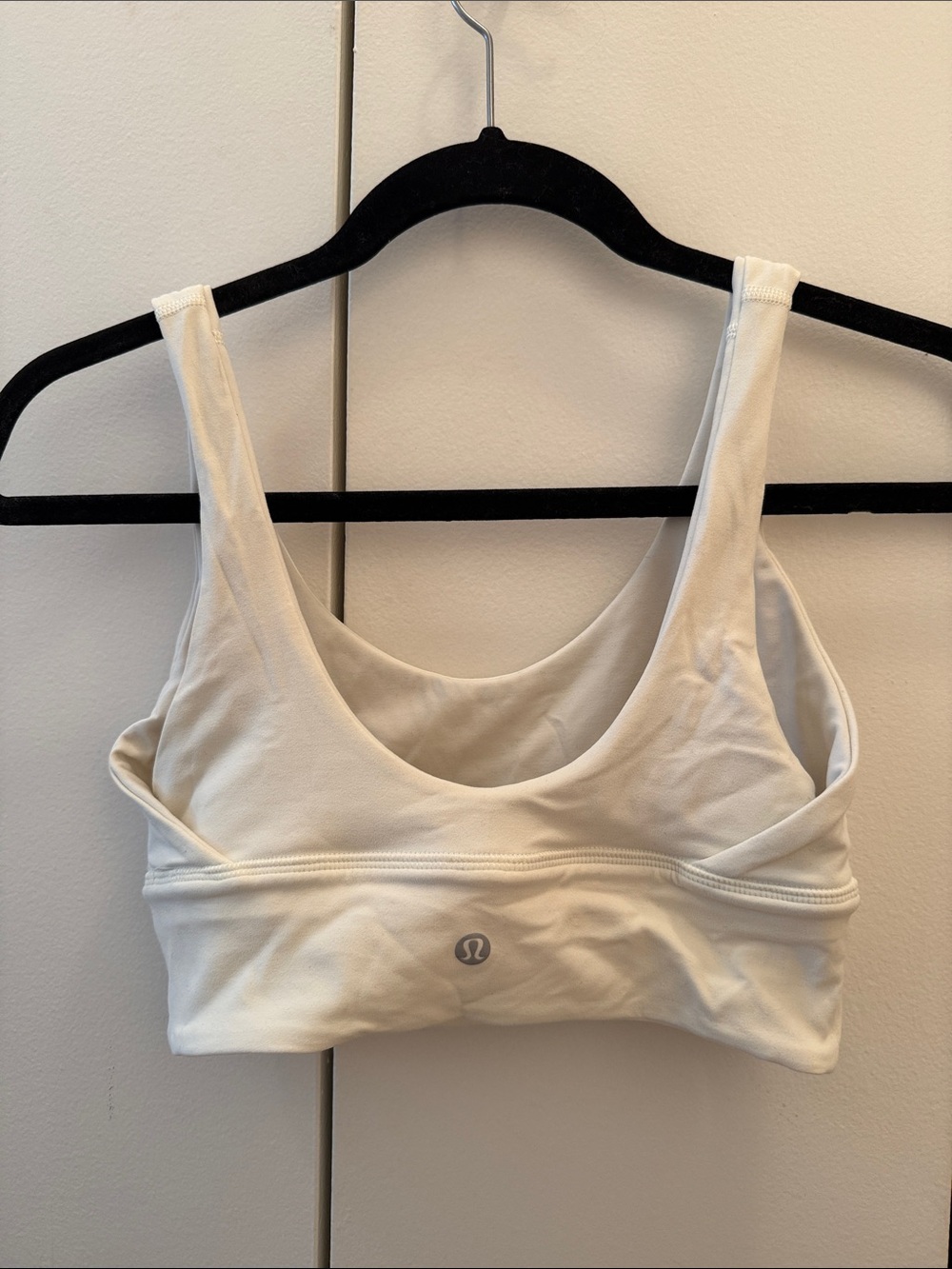 lululemon athletica Cream Scoop Neck Sports Bra